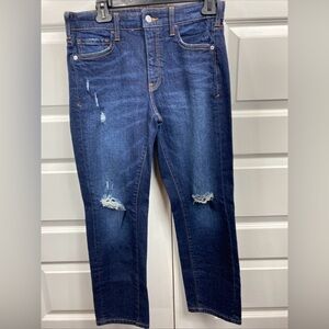 Pilcro by Anthropologie  Mid-Rise Jeans Size 25 Medium Wash Relaxed Fit
